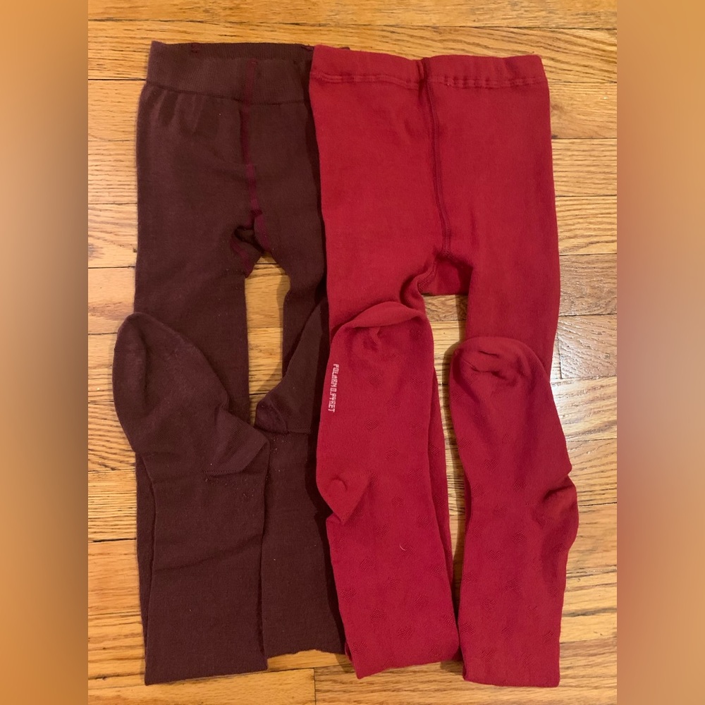 Polarn O.Pyret Set of 2 stocking burgundy and red